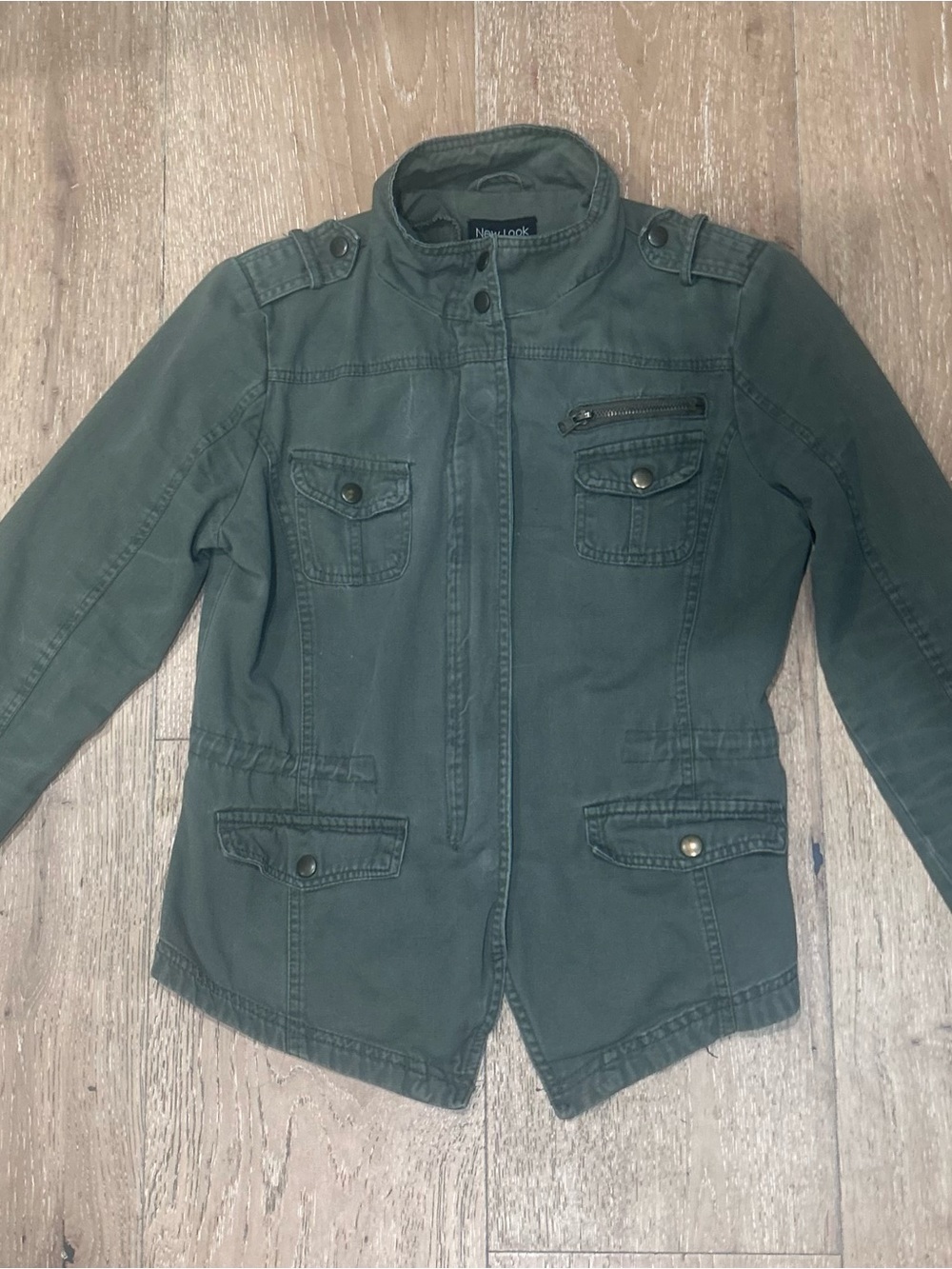 New Look Girls' Olive Green Utility Blazer Jacket